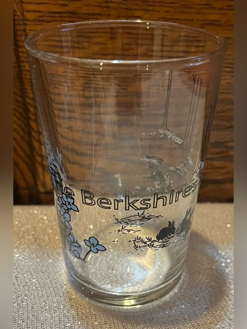 The Berkshires Seasons Glasses Set of Four 7oz Made In USA Mass MoCA NIB